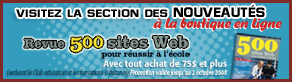 Revue 500 sites Web