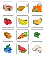 Je choisis de bons aliments - Jeu Je mange bien