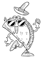 Images &agrave; colorier sur l'alimentation