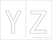Lettre alphabet &ndash;mini