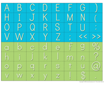 Association alphabet