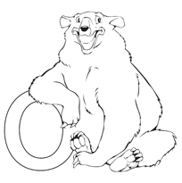 Images &agrave; colorier sur le th&egrave;me- alphabet