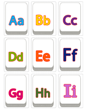 Lettre alphabet &ndash;mini