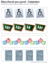 Ouvrir &eacute;duc-pareil pas pareil-L&rsquo;alphabet