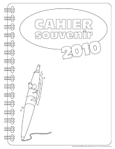 Ouvrir cahier souvenir 2010
