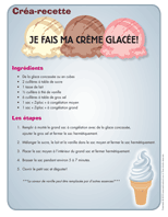 Ouvrir cr&eacute;a-recette &ndash; Je fais ma cr&egrave;me glac&eacute;e