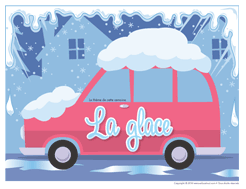 Affiche th&eacute;matique - La glace