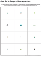 Ouvrir&nbsp;jeu de la loupe &ndash; Mon quartier