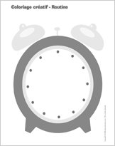 Coloriage cr&eacute;atif - routine